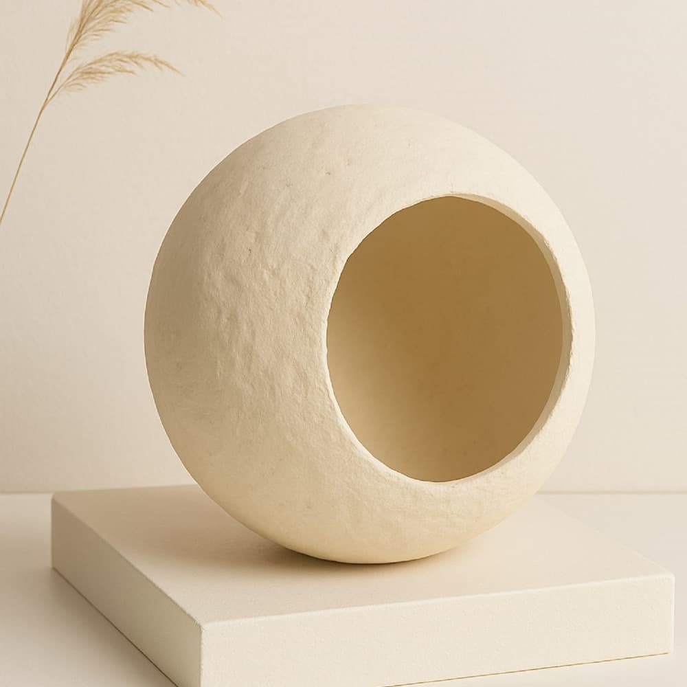 Paper Mache Pendant in 2 Sizes by BIDKhome - Image 6