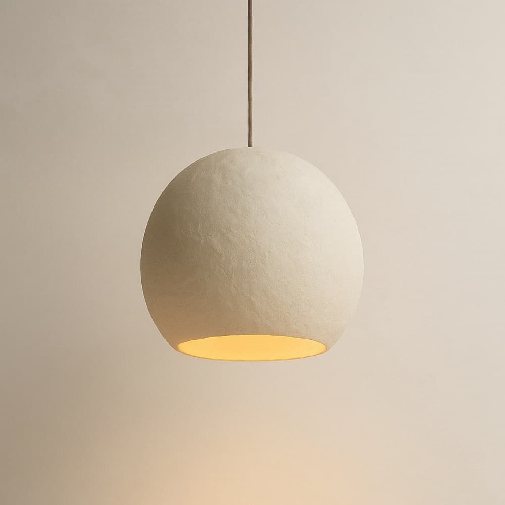 Paper Mache Pendant in 2 Sizes by BIDKhome - Image 11