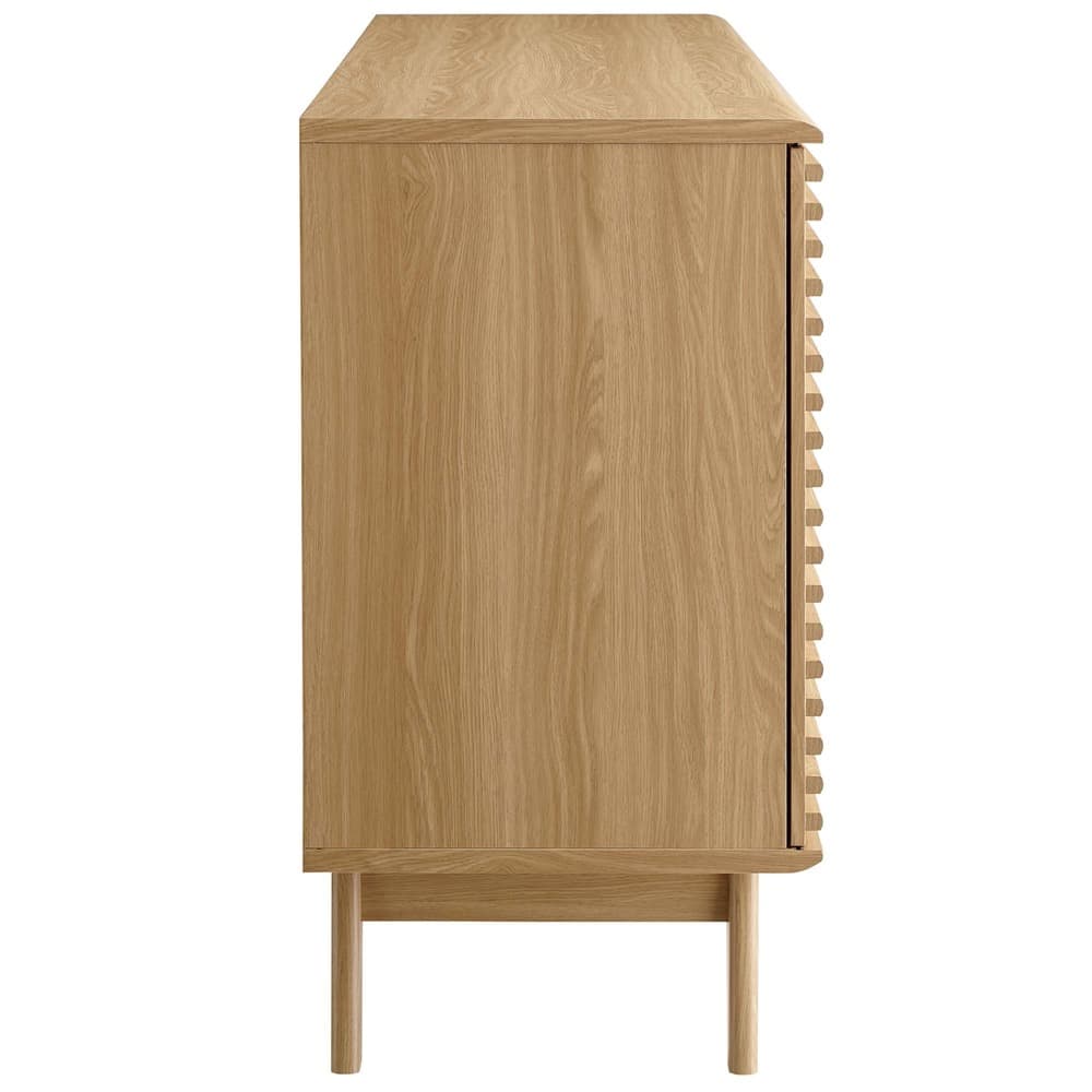 Render 63" Sideboard Buffet Table or TV Stand in Oak by Modway - Image 3