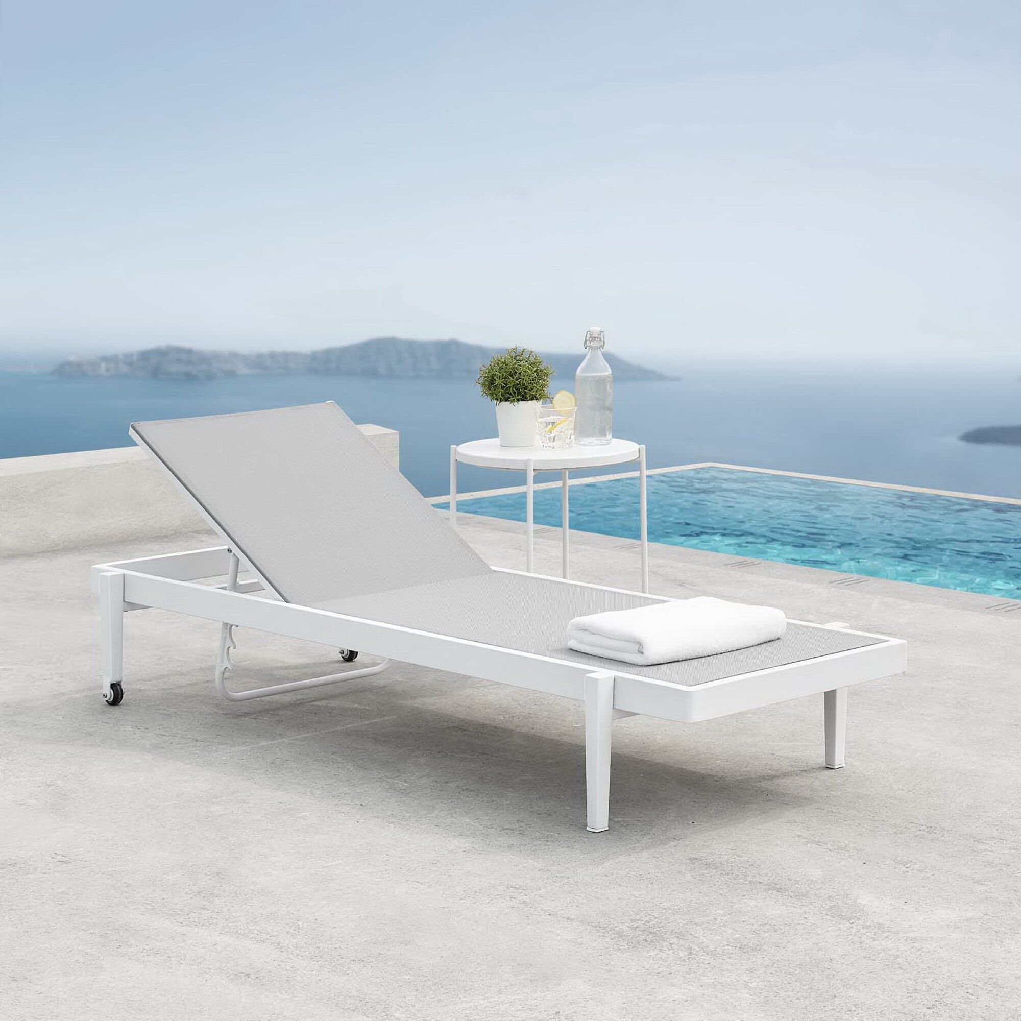 Charleston Outdoor Patio Chaise Lounge Chair by Modway - Image 6