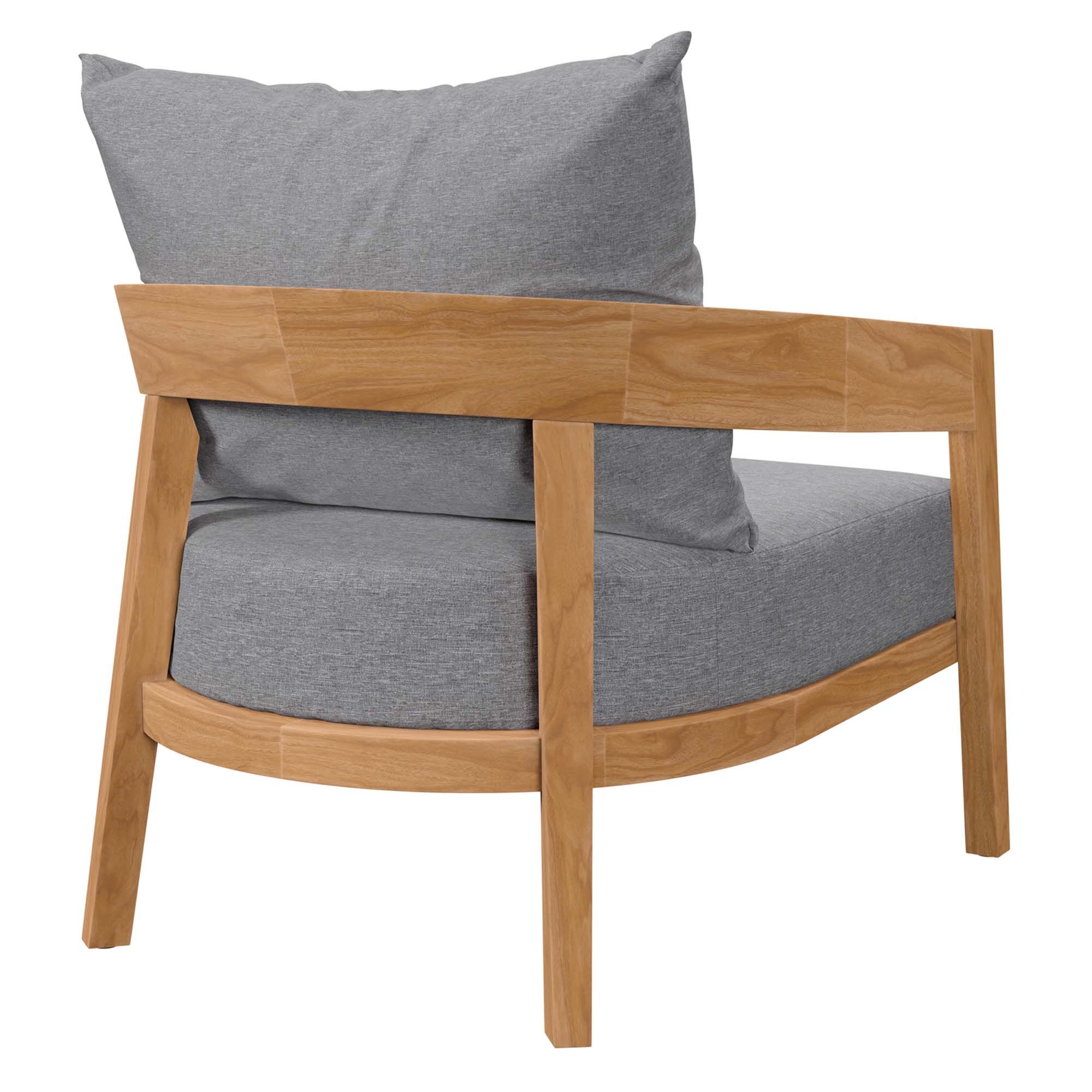 Brisbane Teak Wood Outdoor Patio Armchair by Modway - Image 4