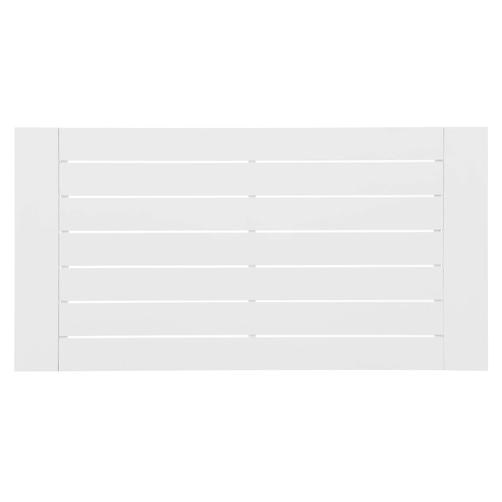 Tahoe Outdoor Patio Powder-Coated Aluminum Coffee Table in White by Modway - Image 4