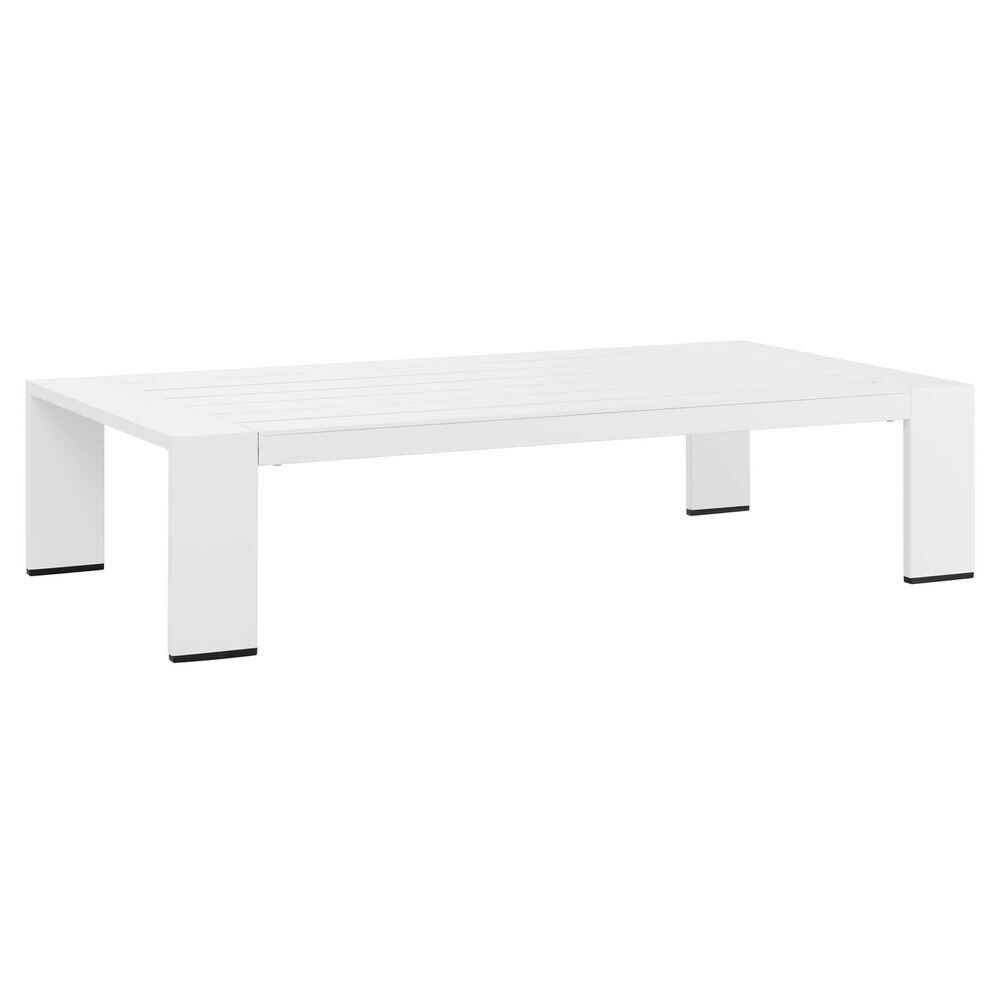 Tahoe 2-Piece Outdoor Patio Powder-Coated Aluminum Set in White Charcoal by Modway - Image 7