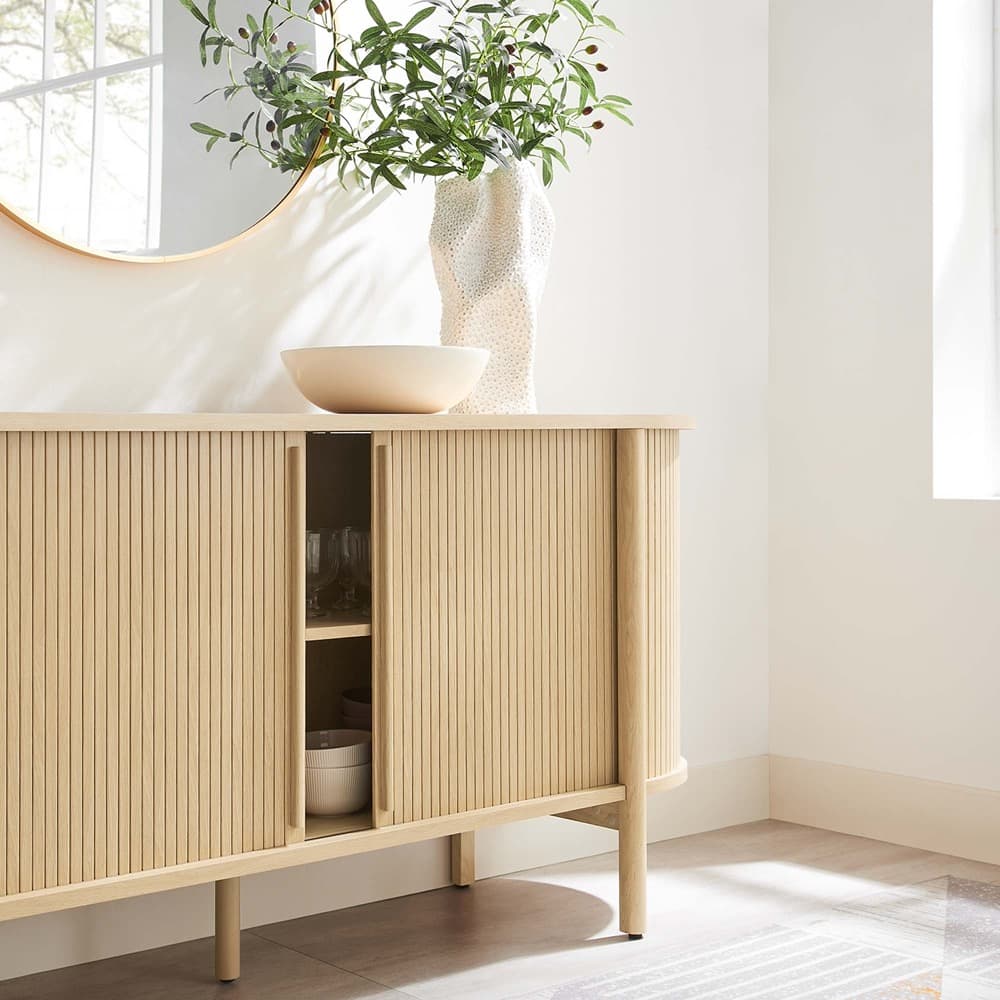 Cadence 63" Curved Sideboard in Oak by Modway - Image 12