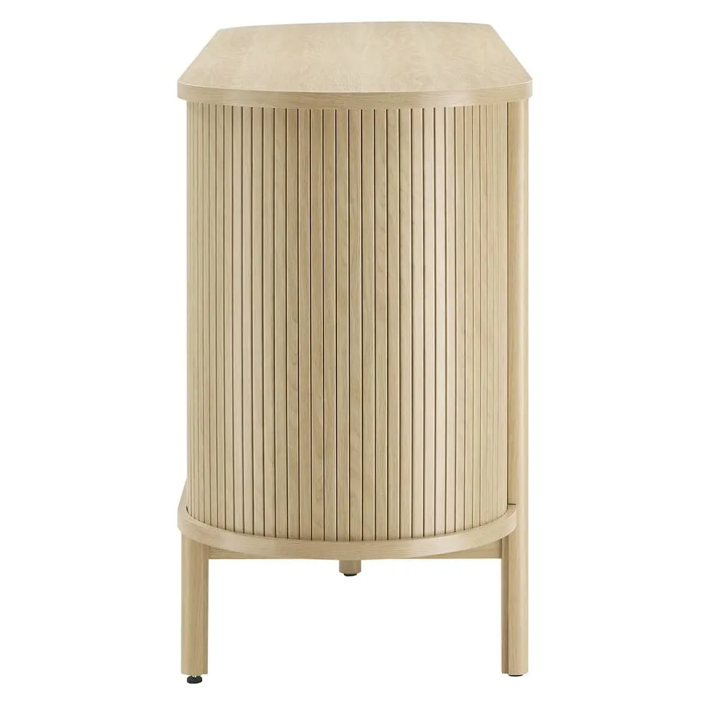 Cadence 63" Curved Sideboard in Oak by Modway - Image 4