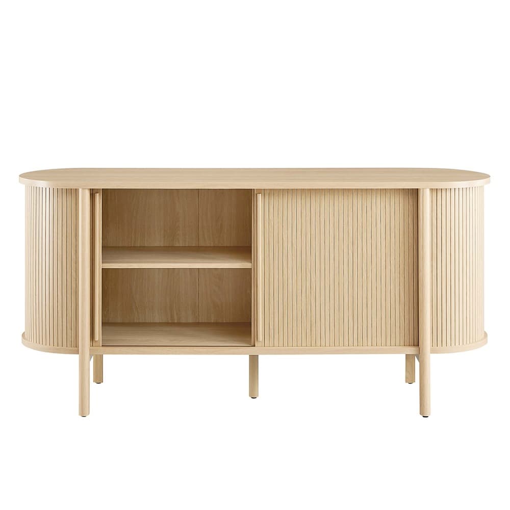 Cadence 63" Curved Sideboard in Oak by Modway - Image 6