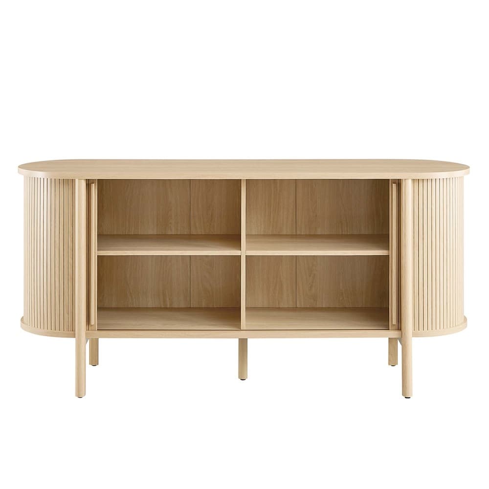 Cadence 63" Curved Sideboard in Oak by Modway - Image 8