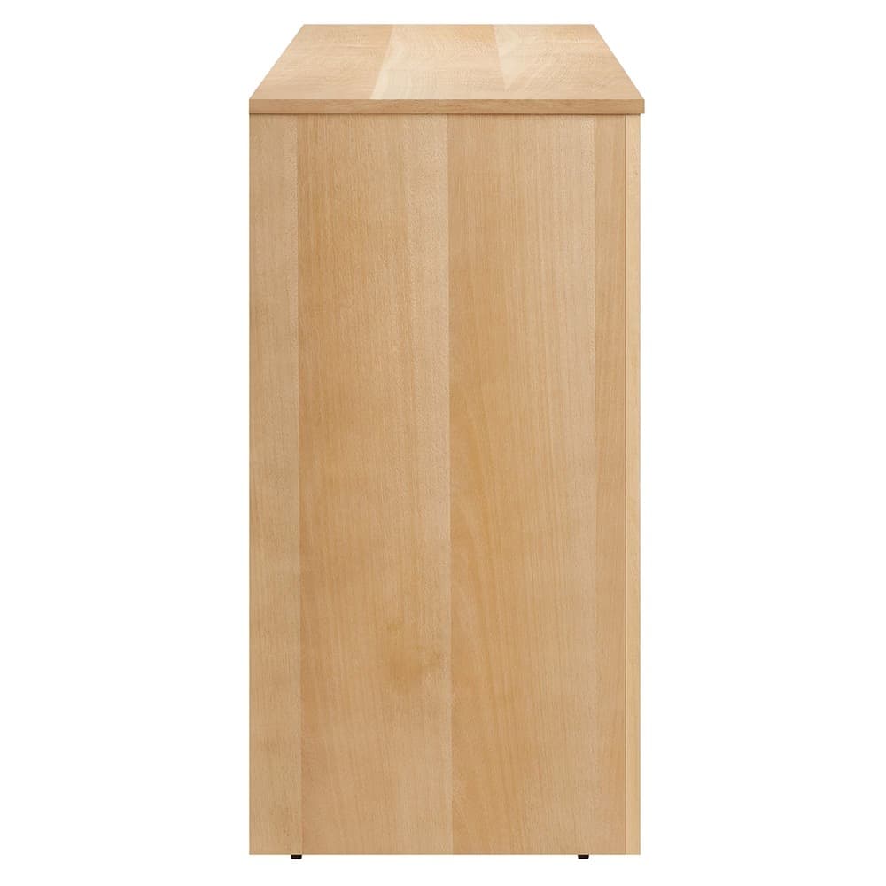 Appia Wood Grain 4-Door Sideboard Storage Cabinet in Oak by Modway - Image 4