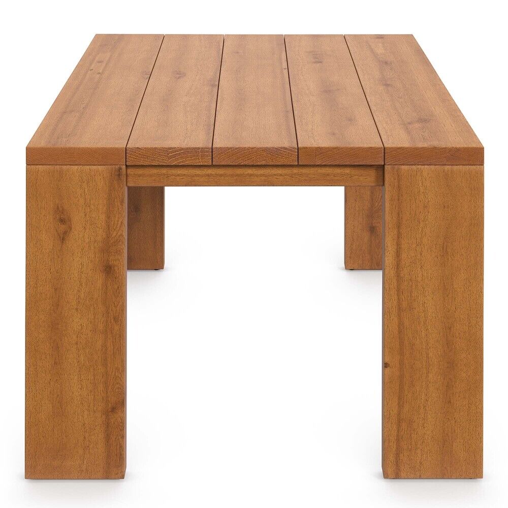 Tahoe 3-Piece Outdoor Patio Acacia Wood Furniture Set in Natural Cocoa by Modway - Image 8