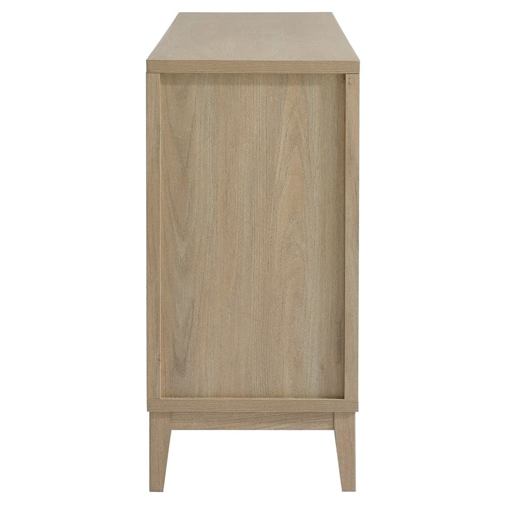 Sinya 4-Door Sideboard in Light Oak by Modway - Image 4