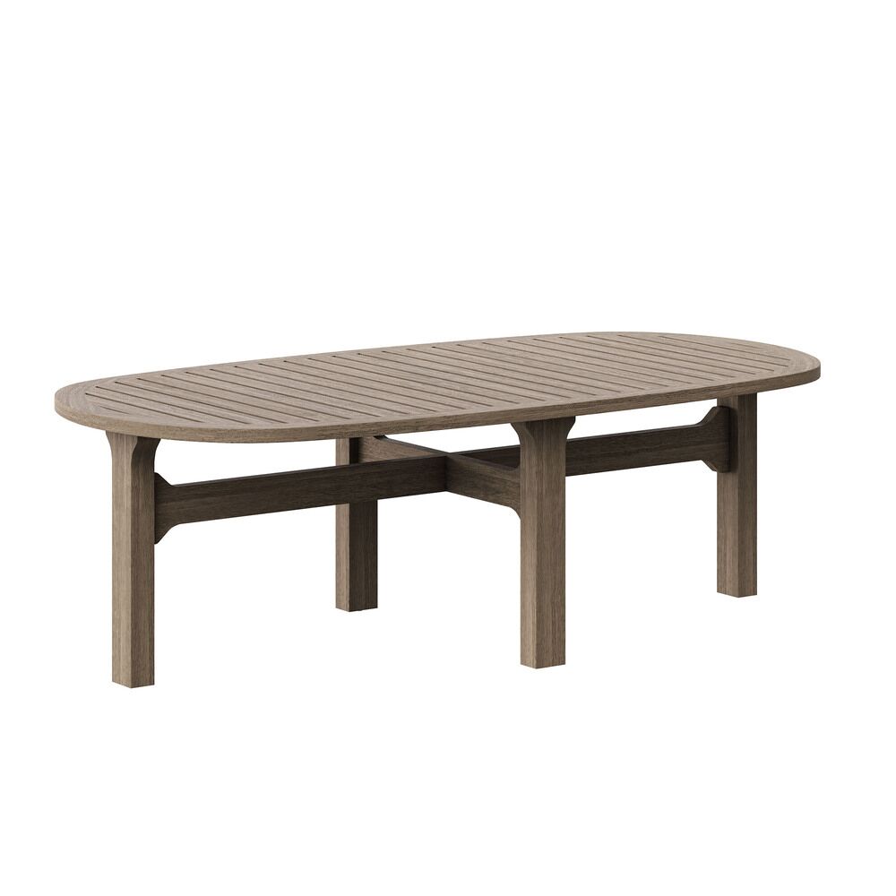 Saratoga 4-Piece Outdoor Patio Teak Wood Furniture Set in Pebble by Modway - Image 11