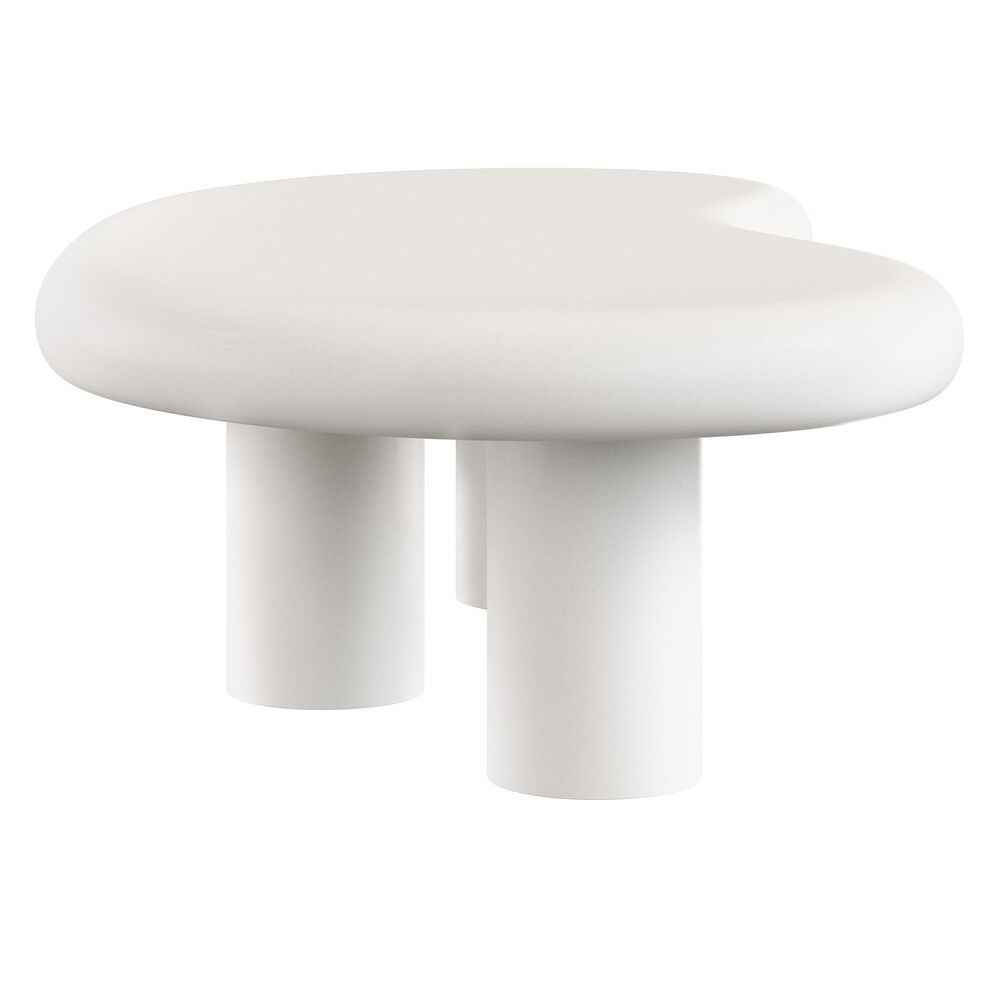 Elowen Outdoor Patio Coffee Table in White by Modway - Image 4