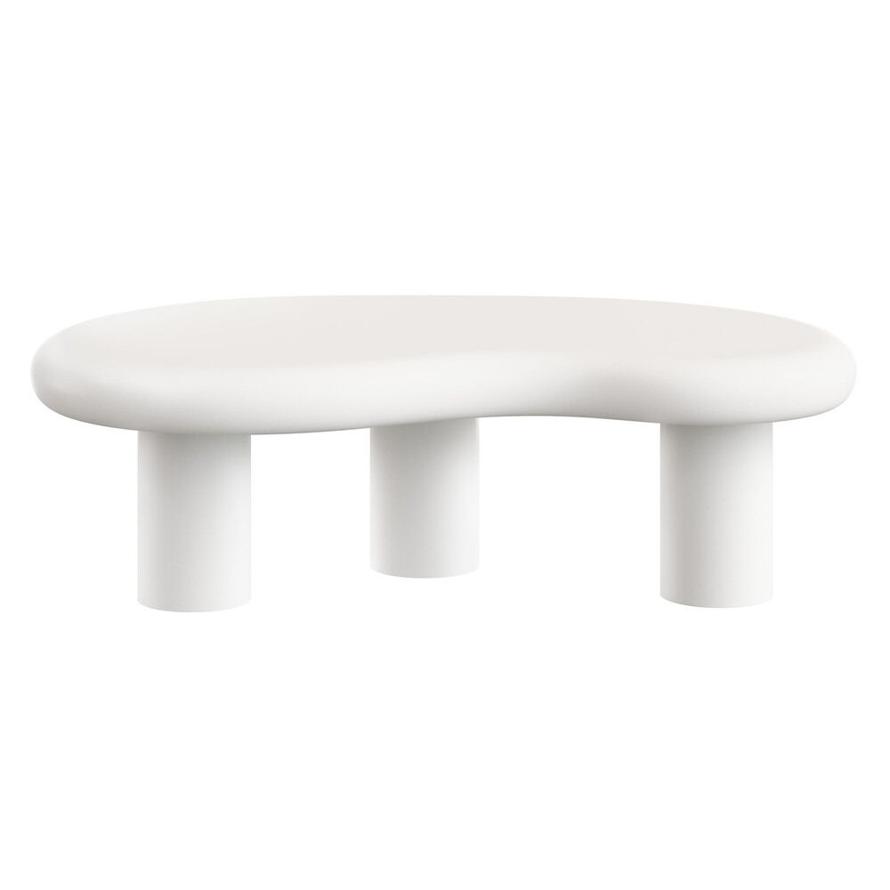 Elowen Outdoor Patio Coffee Table in White by Modway - Image 6