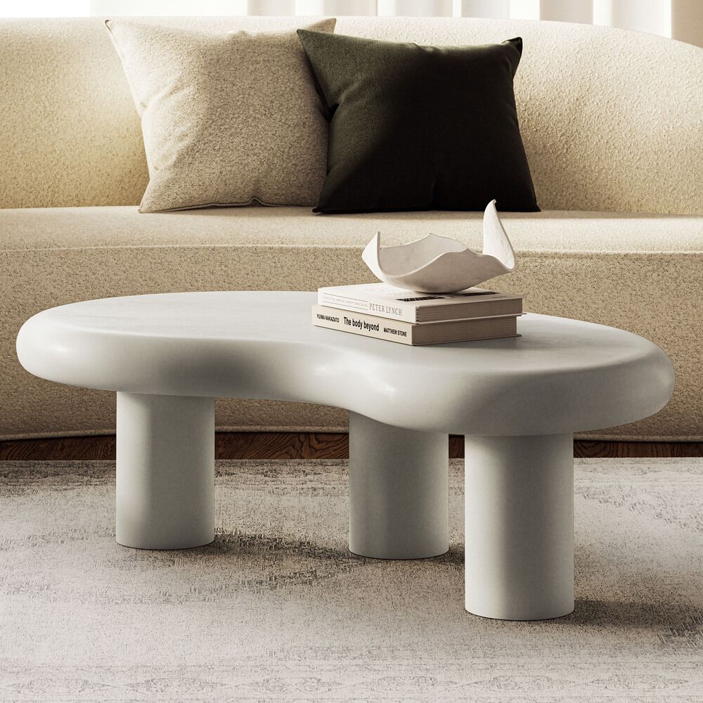 Elowen Outdoor Patio Coffee Table in White by Modway - Image 9