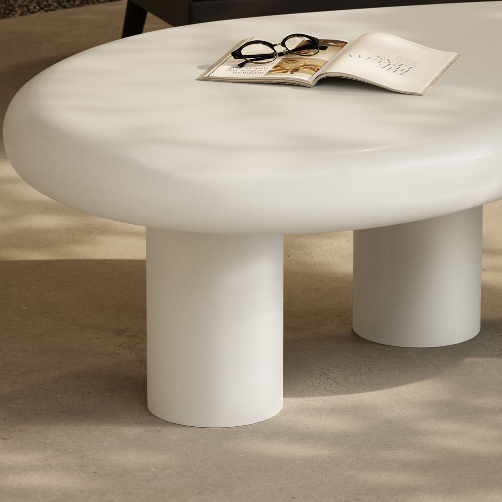 Elowen Outdoor Patio Coffee Table in White by Modway - Image 12
