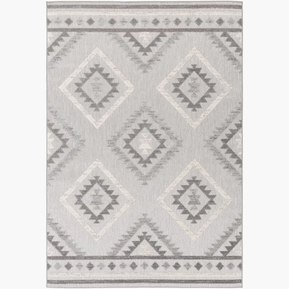 Big Sur Charcoal Outdoor Rug by Livabliss
