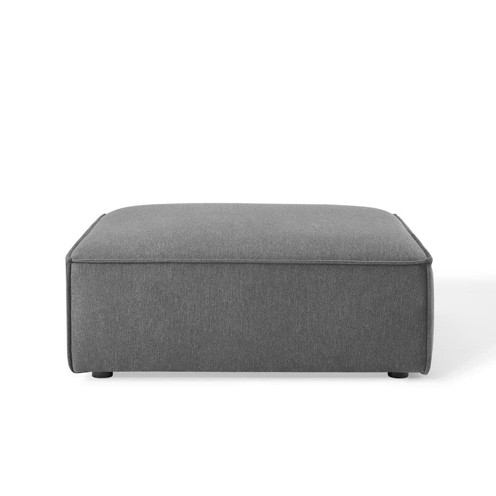 Restore Ottoman in Charcoal by Modway - Image 4