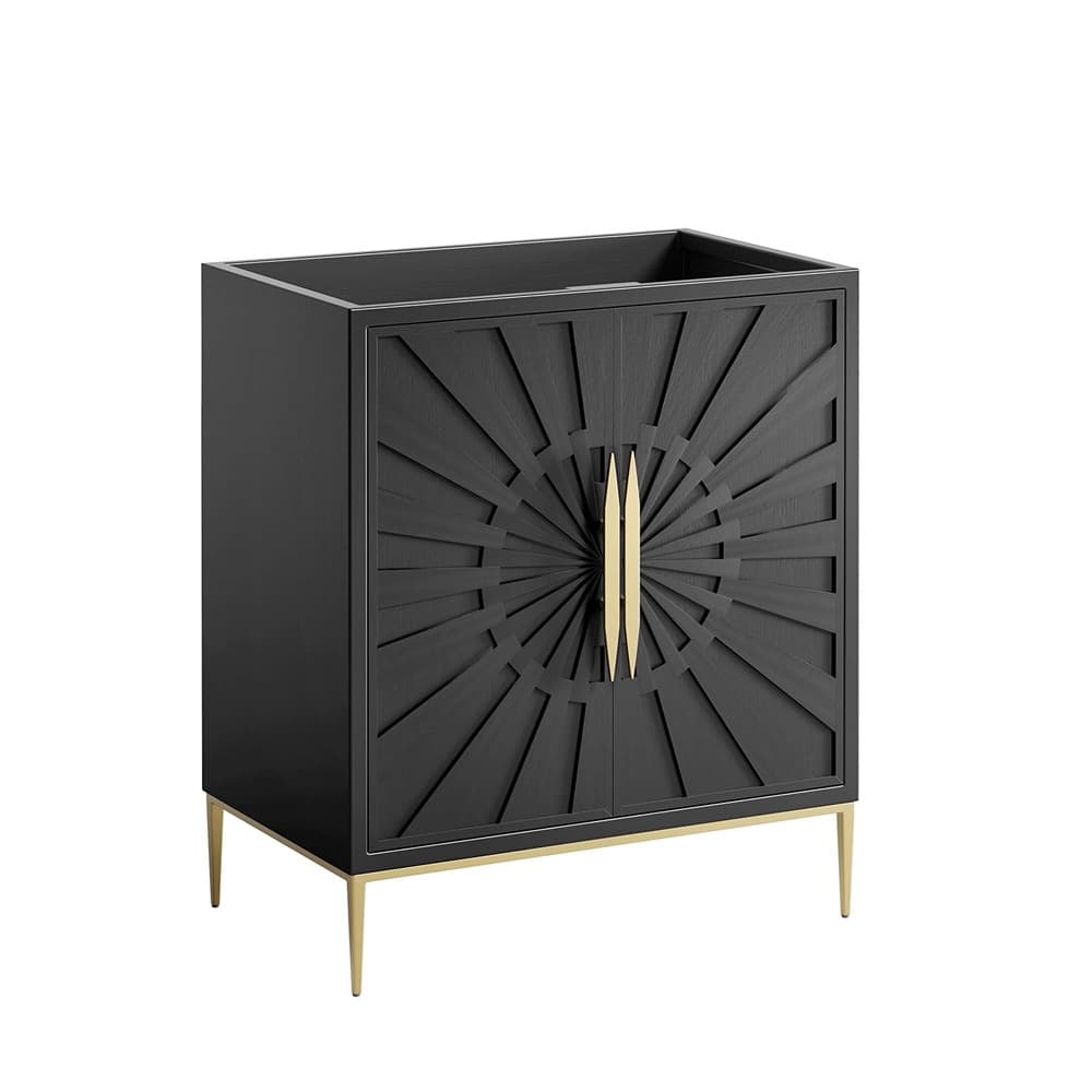 Awaken 30" Bathroom Vanity Cabinet in Black by Modway
