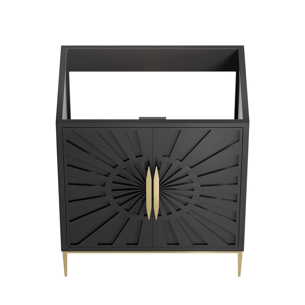 Awaken 30" Bathroom Vanity Cabinet in Black by Modway - Image 6