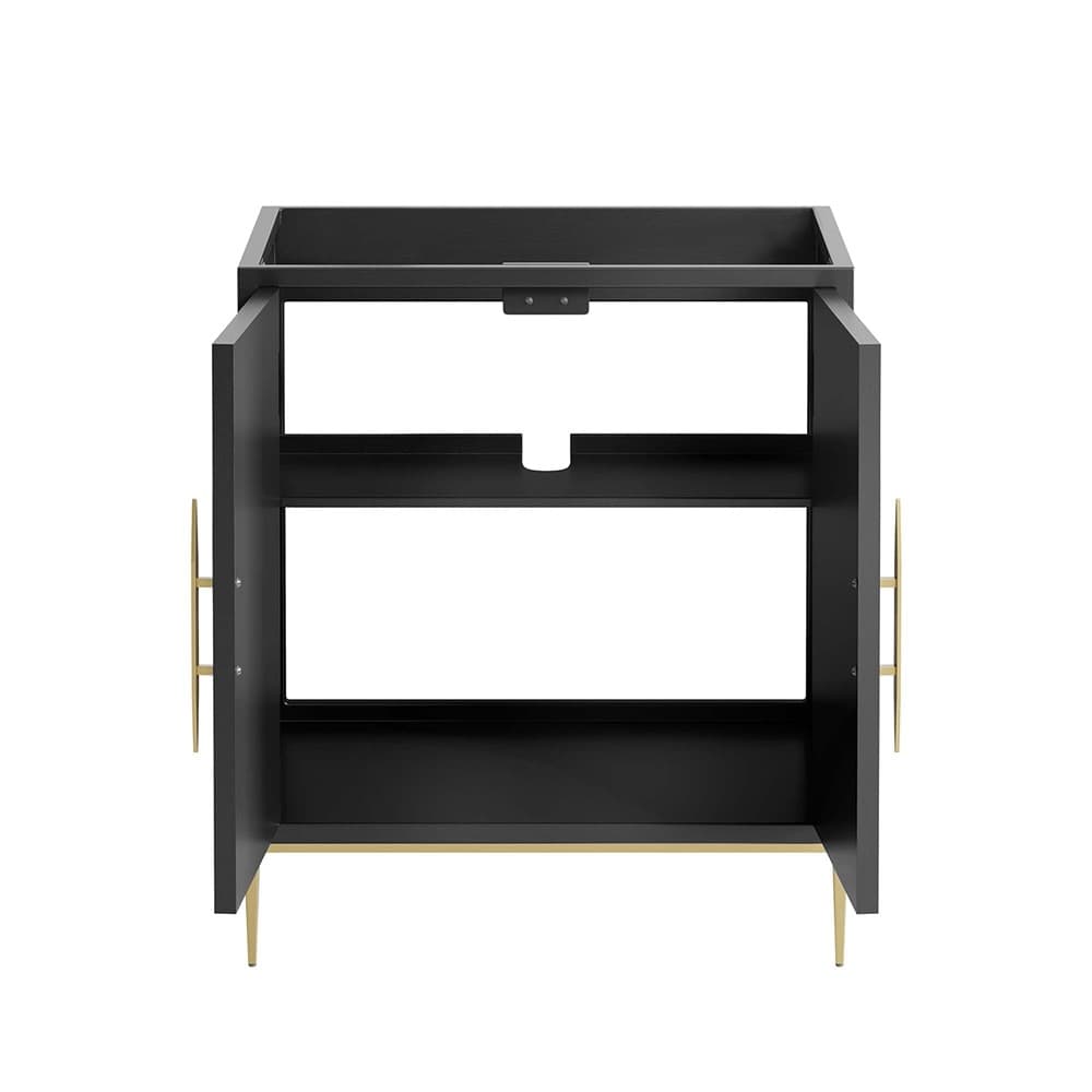 Awaken 30" Bathroom Vanity Cabinet in Black by Modway - Image 7