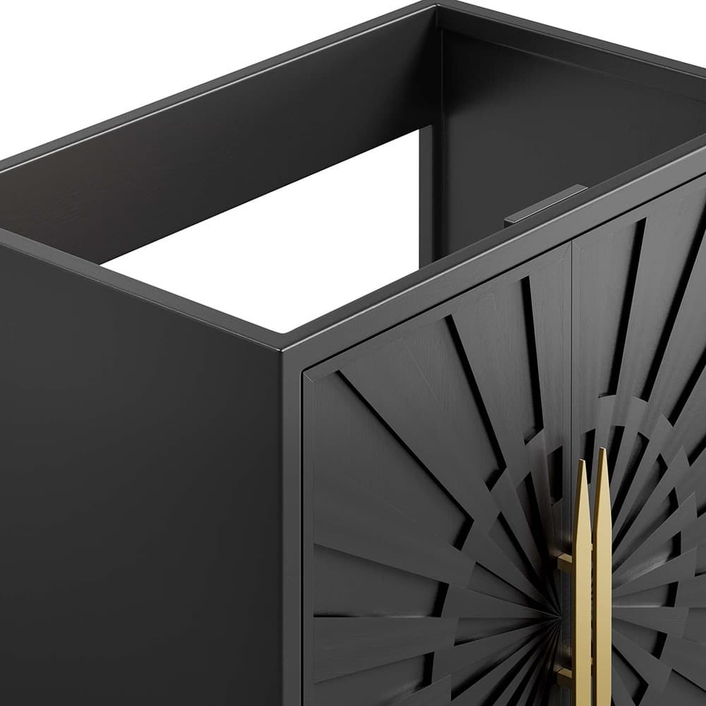 Awaken 30" Bathroom Vanity Cabinet in Black by Modway - Image 8