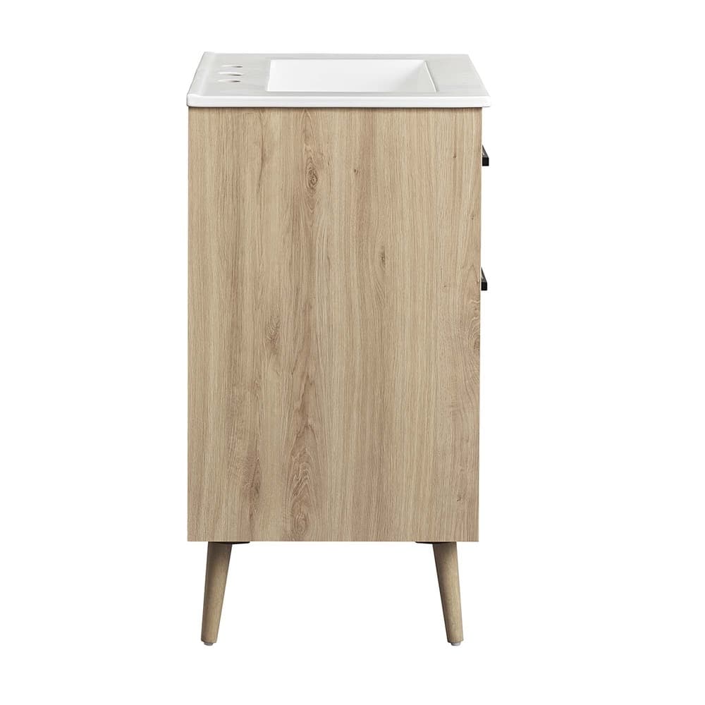 Maverick 24" Bathroom Vanity in White Oak by Modway - Image 4