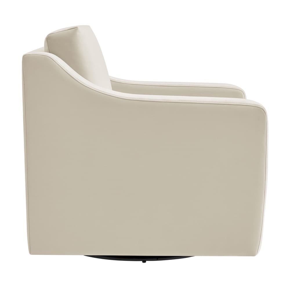 Liora Performance Velvet Armchair in Alabaster by Modway - Image 4