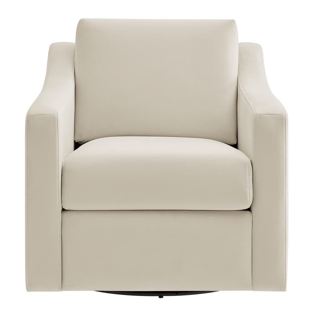 Liora Performance Velvet Armchair in Alabaster by Modway - Image 6