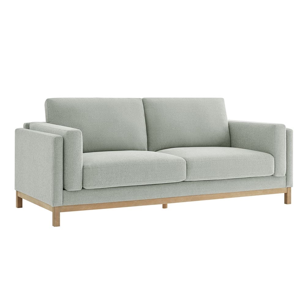 Roscoe 81 inch Fabric Sofa in Mist by Modway