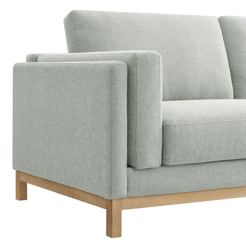 Roscoe 81 inch Fabric Sofa in Mist by Modway - Image 7