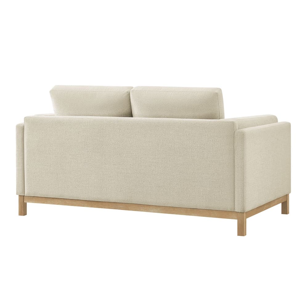 Roscoe 63 inch Fabric Loveseat in Ivory by Modway - Image 5