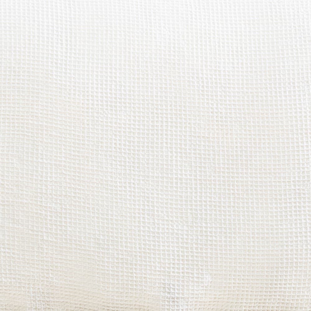 Waffle Cotton Duvet Set in White by Livabliss - Image 2