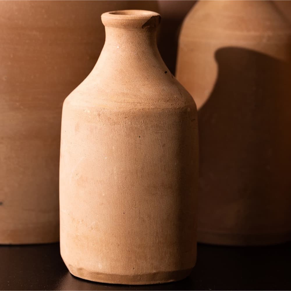 Large Terracotta Bottle by BIDKhome - Image 2