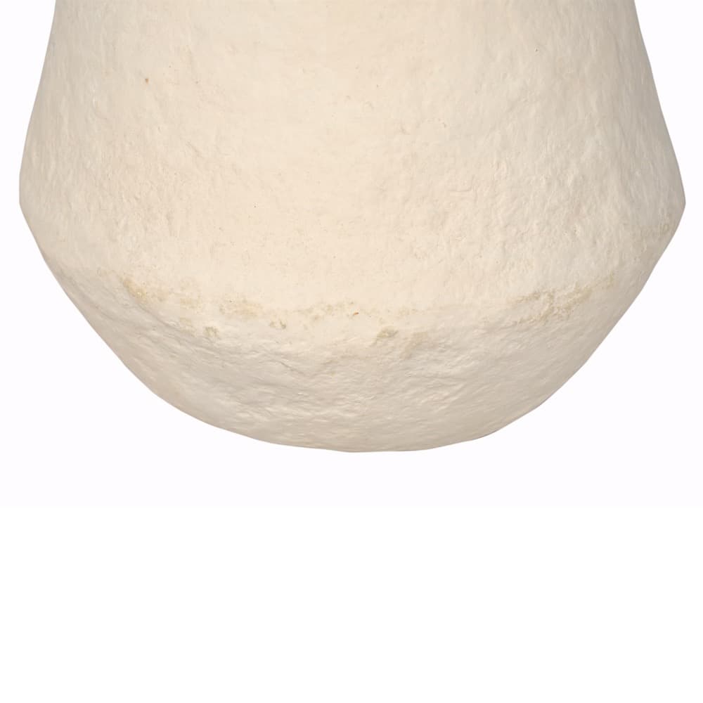 Off-White Paper Mache Vase by BIDKhome - Image 2