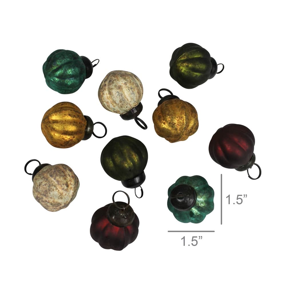 Five-Color Christmas Ornaments Set of 10 by HomArt - Image 5