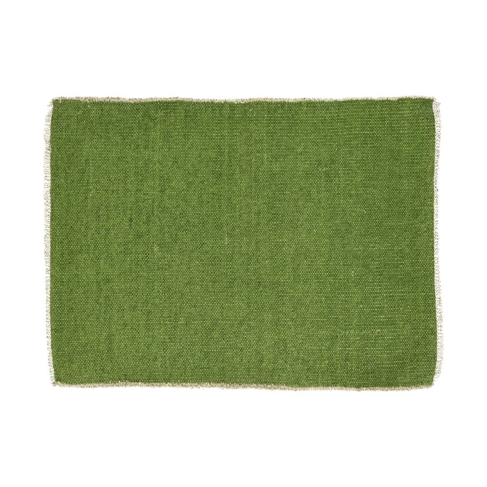 Frivole Khaki Cotton Placemat by Pomax