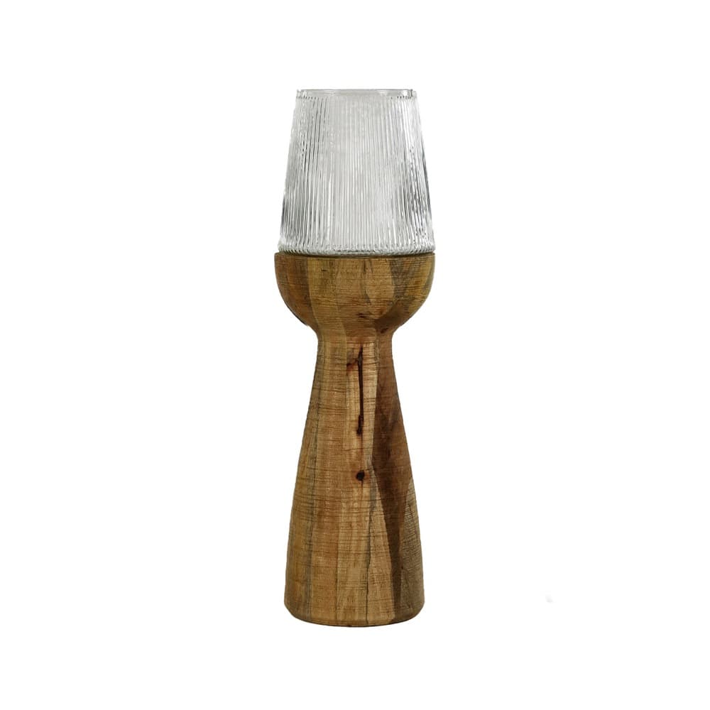 Arbre Natural Hurricane/Vase Mango Wood by Pomax