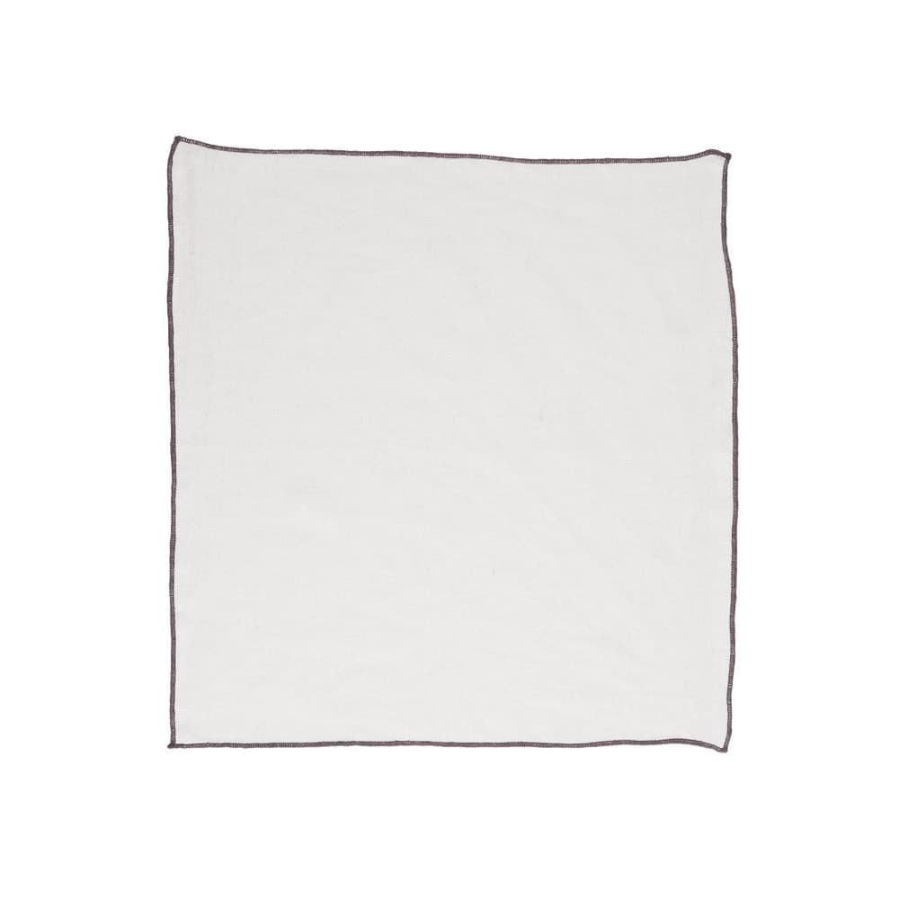 Carte Blanche Brown Linen Napkin by Pomax