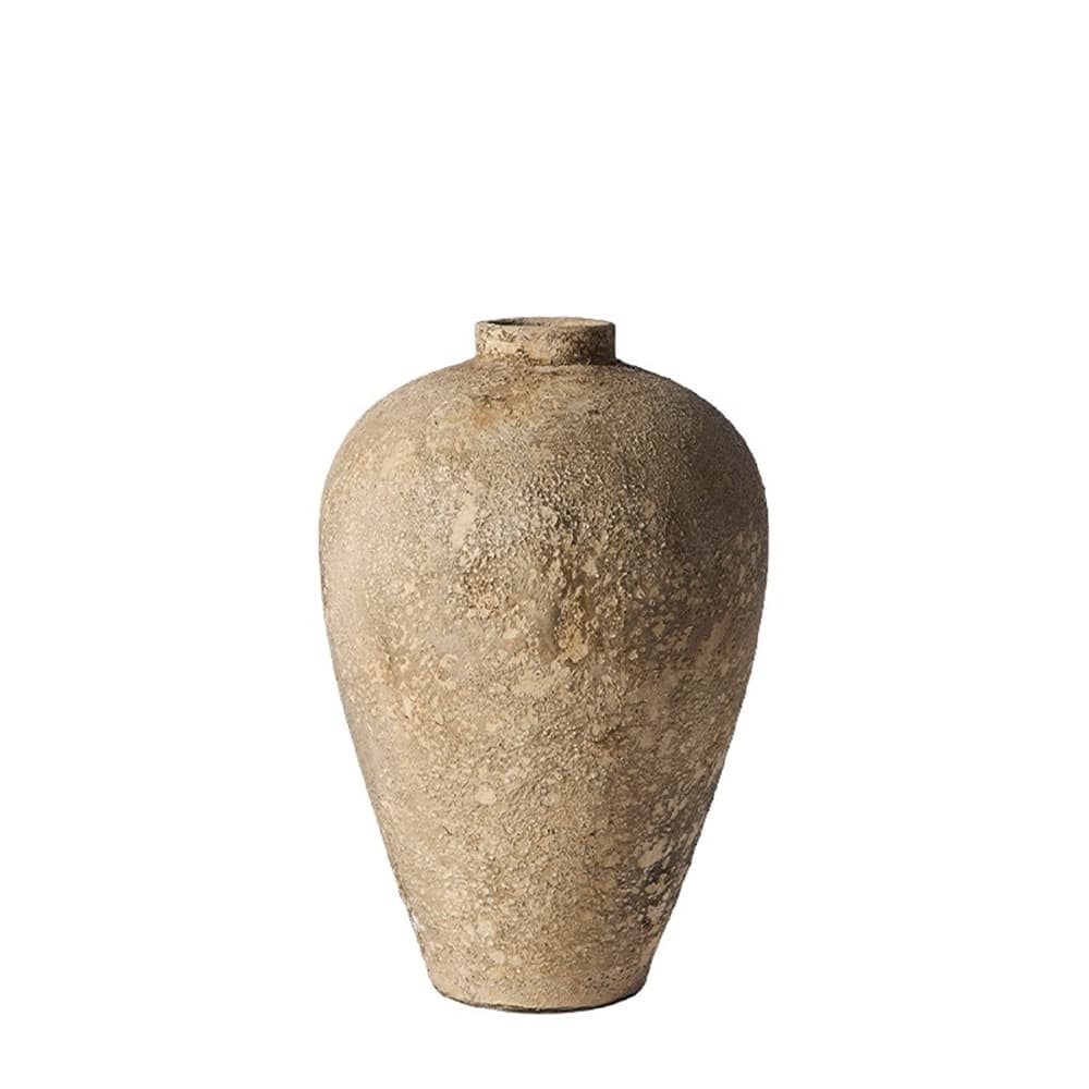 Luna Large Beige Vase by Muubs