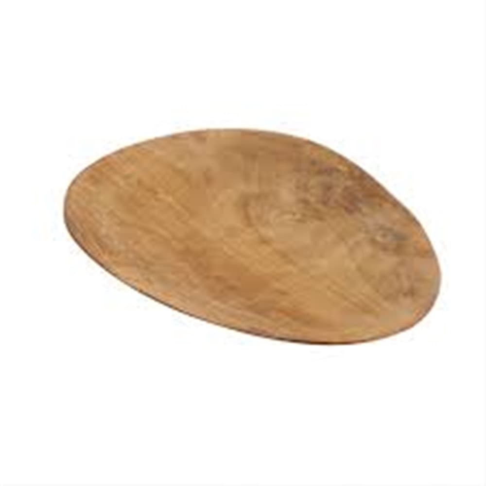 Tear Natural Teak Root Wooden Plate by Muubs
