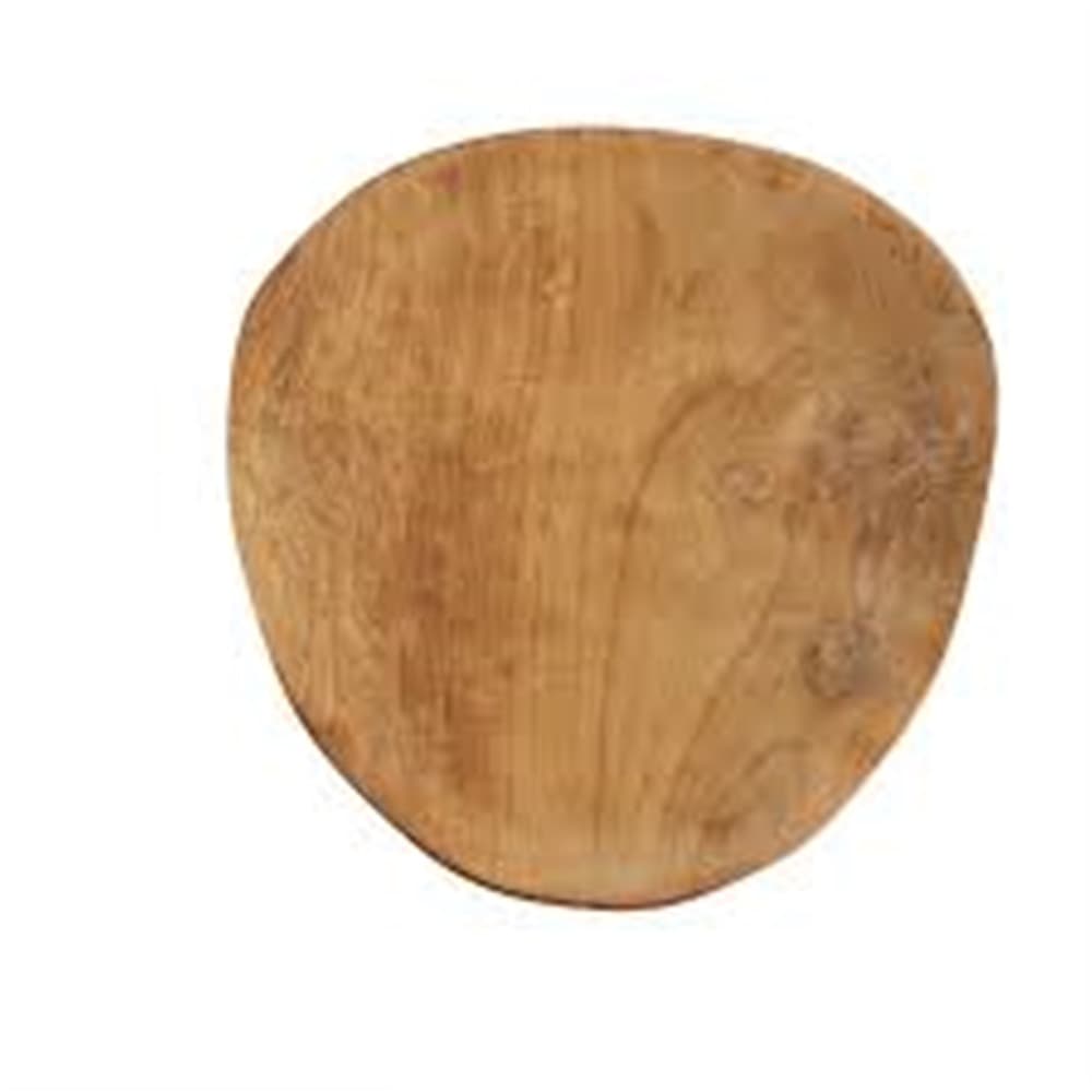 Tear Natural Teak Root Wooden Plate by Muubs - Image 2