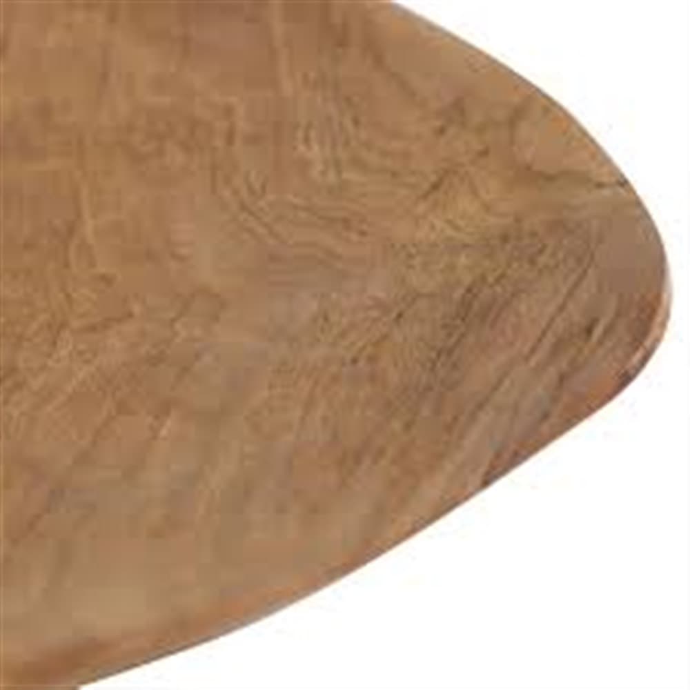 Tear Natural Teak Root Wooden Plate by Muubs - Image 3