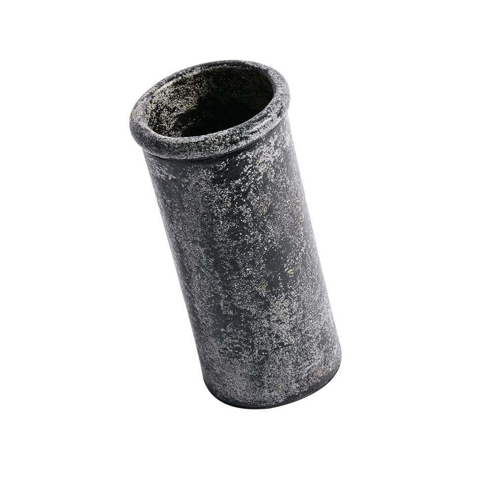 Cylinder Small Black Vase by Muubs - Image 3