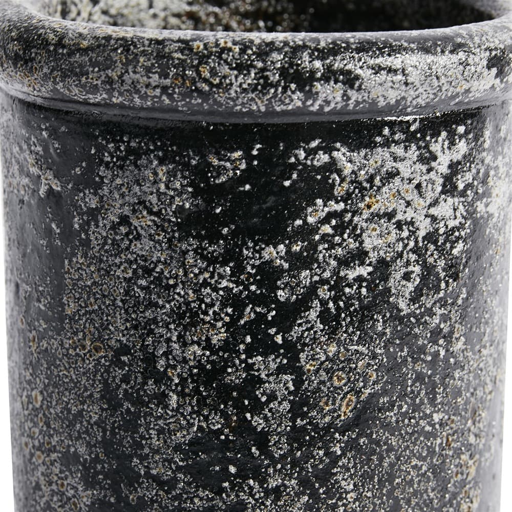 Cylinder Small Black Vase by Muubs - Image 4