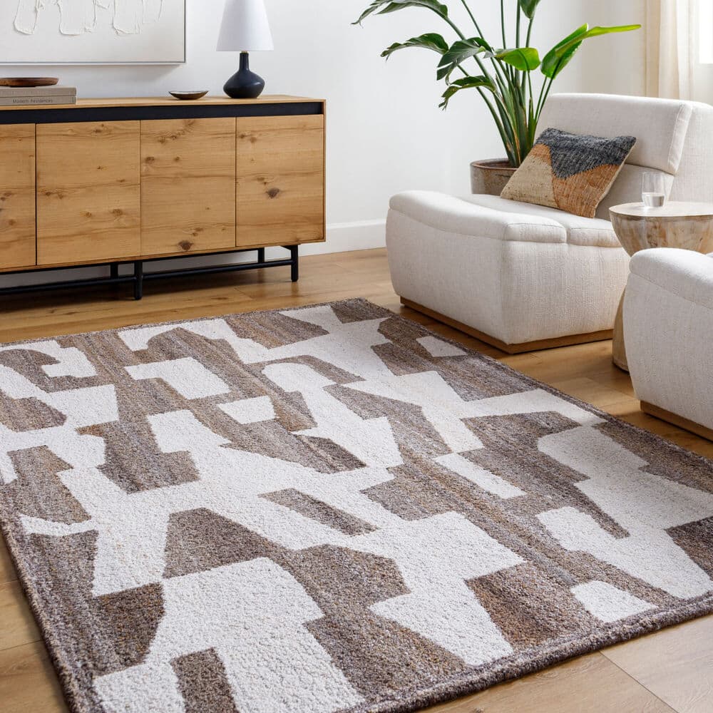 Andes Taupe Handmade Rug by Livabliss - Image 2
