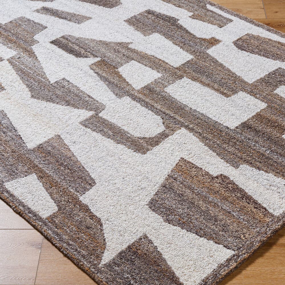 Andes Taupe Handmade Rug by Livabliss - Image 3