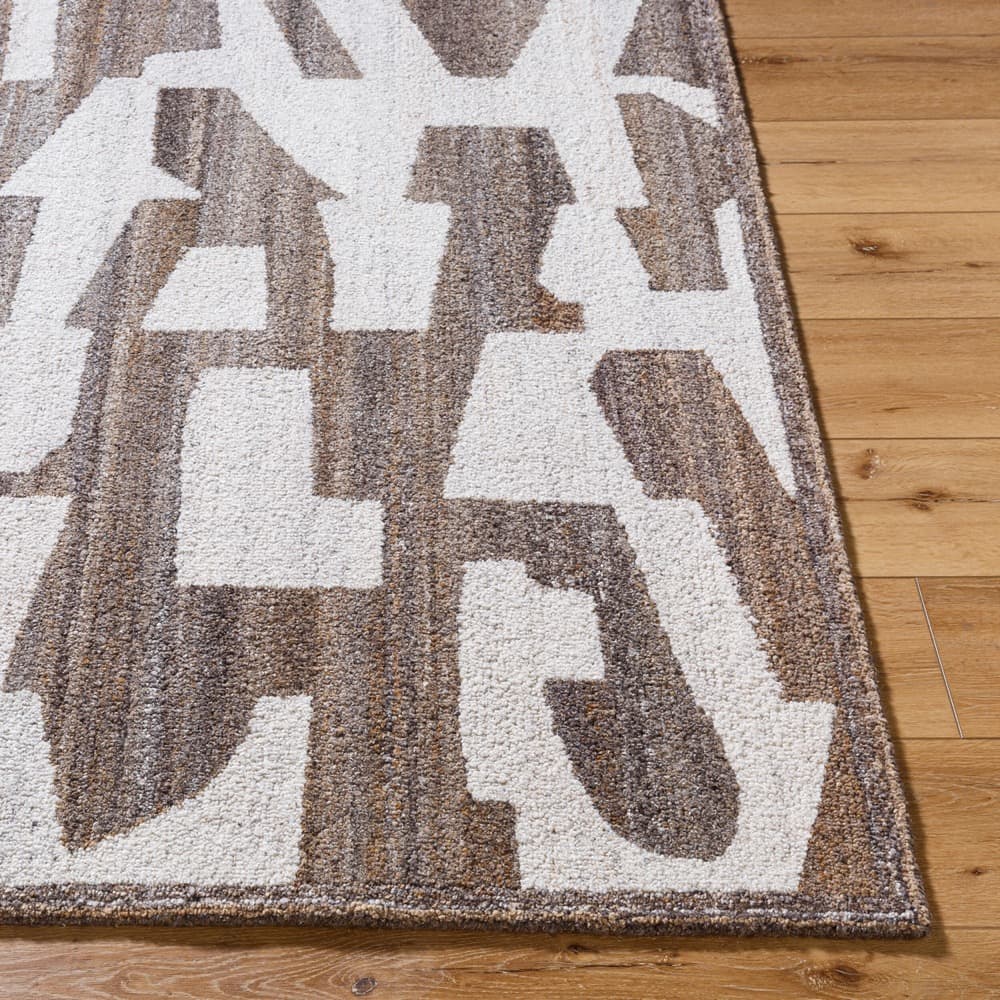 Andes Taupe Handmade Rug by Livabliss - Image 4