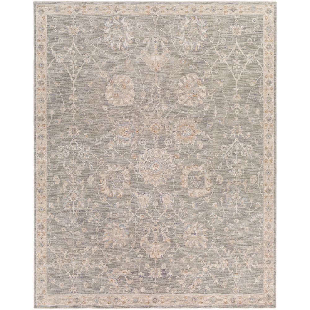 Avant Garde Gray Machine Woven Rug by Livabliss