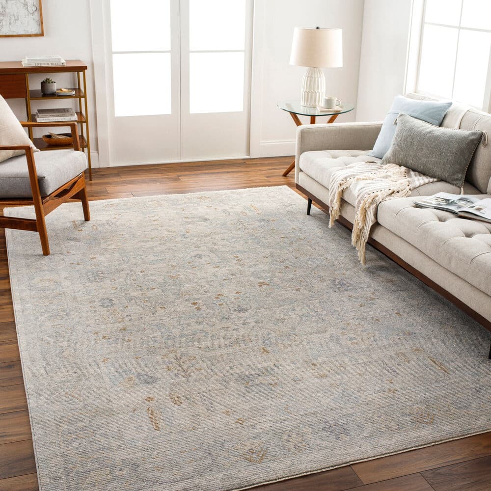 Avant Garde Medium Gray Machine Woven Rug by Livabliss - Image 7
