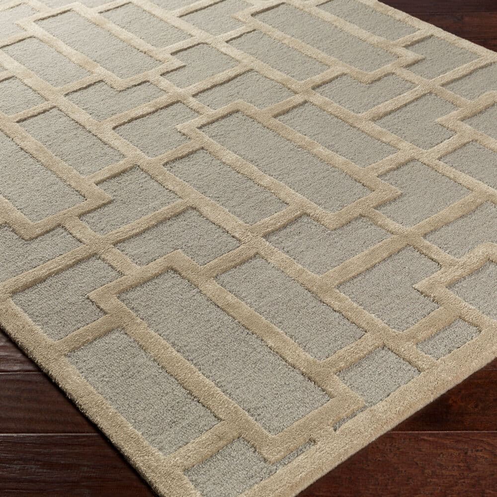 Arise Light Gray Handmade Rug by Livabliss - Image 2